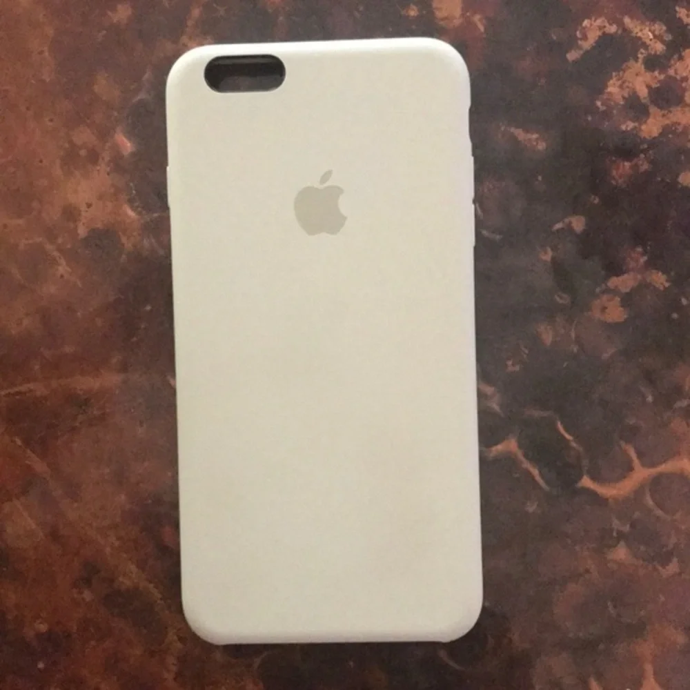 EUC Apple iPhone 6s Plus pink-beige silicone case